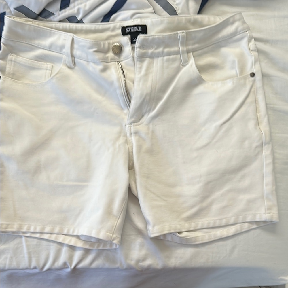 Steele (St33le) Men’s White Shorts. Size 32.